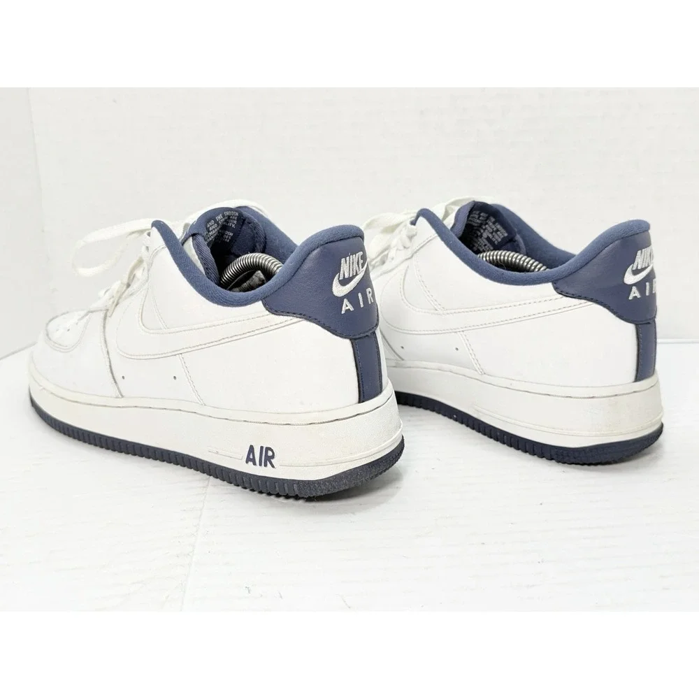 Nike Air Force 1 Low White Game‎ Royal Blue CD0884-102 Men's Size 10 Shoes